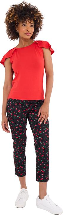Actual product image Joe Browns Flutter Sleeve Jersey Top (42)