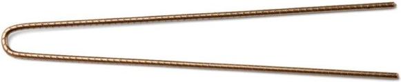 Trisa Epingles à cheveux professionnelles striées en forme de U 73mm bornze 40pcs (40 pcs)