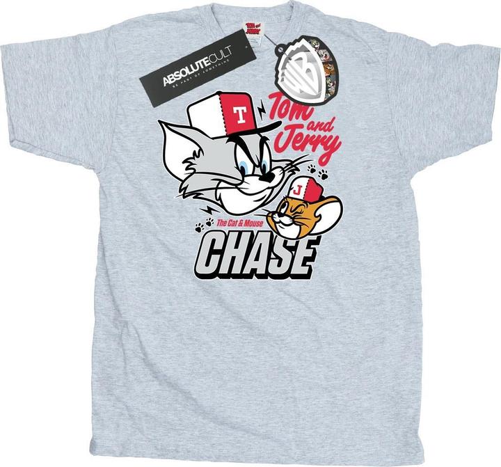 Immagine prodotto Tom & Jerry Cat & Mouse Chase Maglietta Uomo (L)