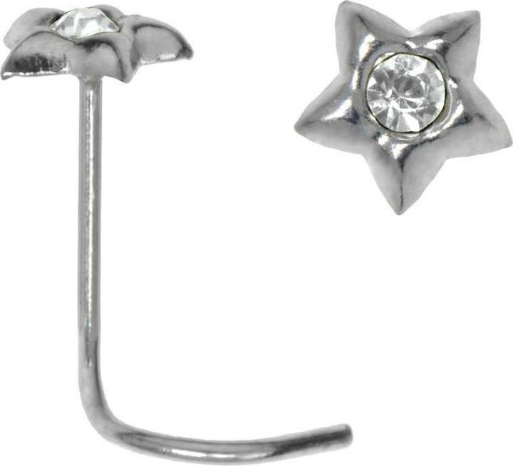 Bijouteria Nasenpiercing (Kristall, Silber 925)