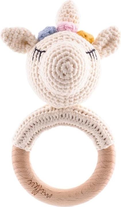 Image du produit Milkii Anneau de dentition au crochet, licorne