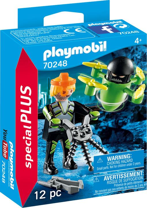 Actual product image Playmobil Agent with drone (70248, Playmobil Special Plus)