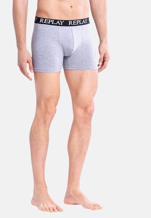 Produktbild Replay Trunk BOXER Style 01/C Basic Cuff Logo im 3er Pack (XL, 3er Pack)