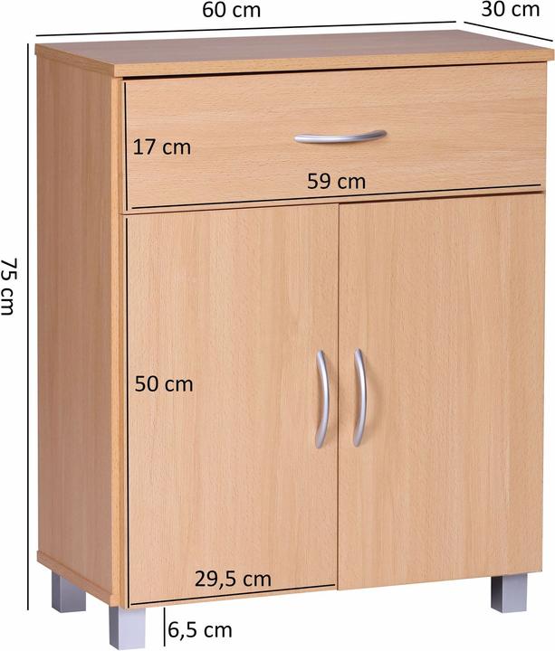 Actual product image Wohnling Lena (60 x 30 x 75 cm)