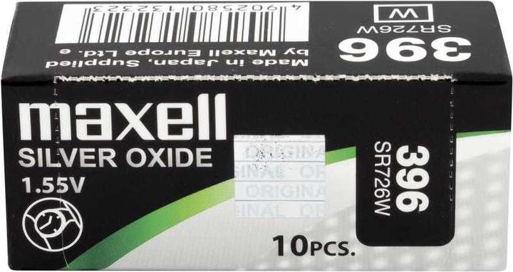 Immagine prodotto Maxell Cella a bottone SR726W 10 pezzi (10 pz., SR59, 28 mAh)