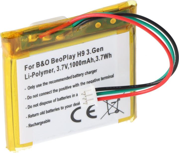 Actual product image AccuCell Battery Bang & Olufsen BeoPlay H9 3rd Gen