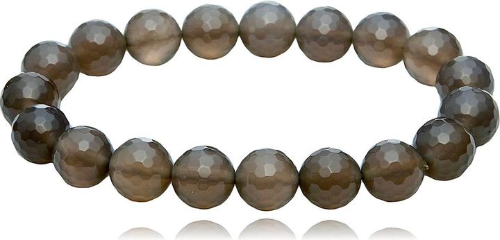 Leyda Armband Achat (19 cm, Stein)