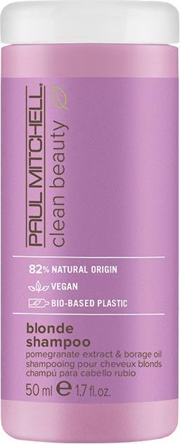Produktbild Paul Mitchell Clean Beauty Blonde Shampoo 50 ml (50 ml, Silbershampoo)