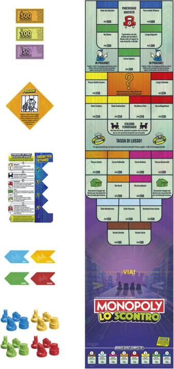 Actual product image Hasbro Gaming Monopoly (Italian)