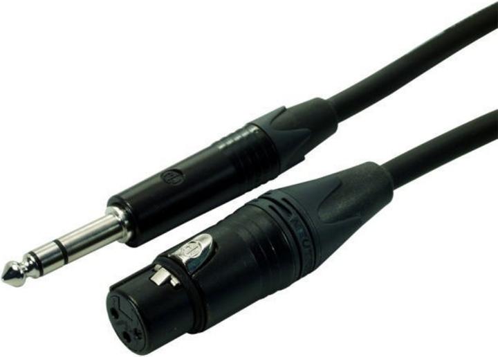 Actual product image Contrik XLR f to plug 3pin (0.50 m, XLR, 6.3mm jack)