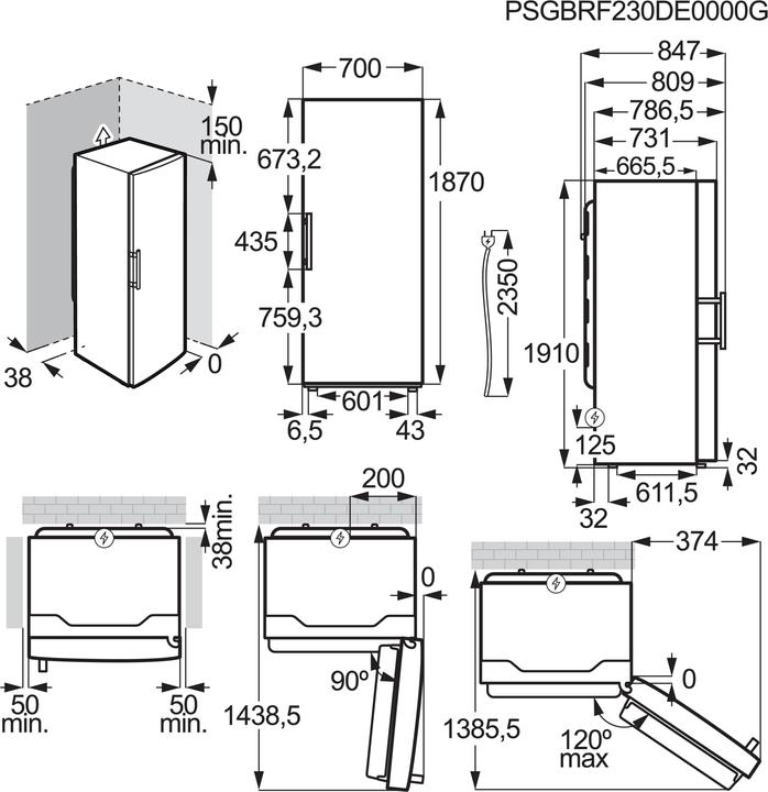 Actual product image Electrolux SG405N (Stand-alone, 406 l)