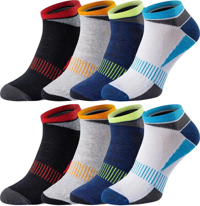 Casativo Sneaker Socken Baumwoll Mix Big Pack (8er Pack, 39 - 42)