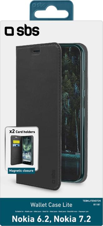 Actual product image SBS Book Wallet Lite Case (Nokia 7.2, Nokia 6.2)