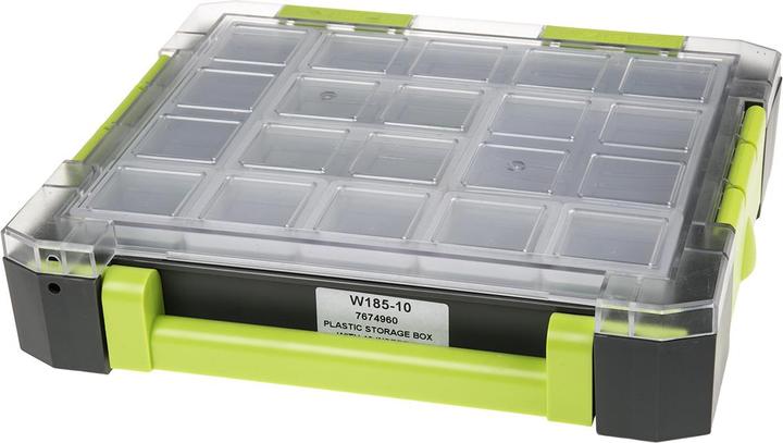 Actual product image Rs Pro Plastic Storage Box with 10 inserts
