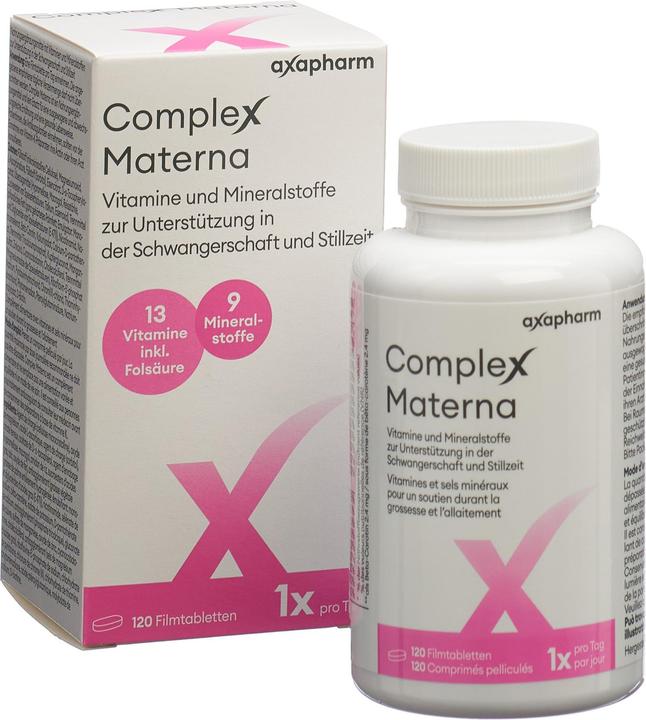 Actual product image Complex Materna film tablets tin (120 Piece, Pills, 216 g)