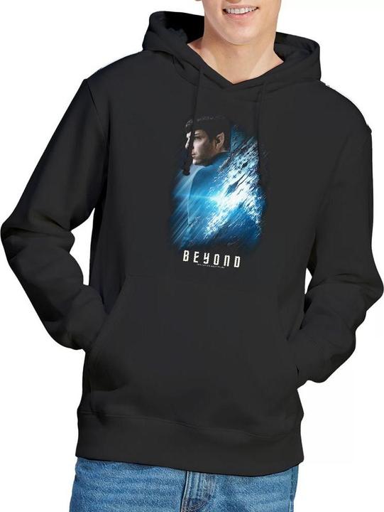 Immagine prodotto Star Trek Beyond Felpa con Cappuccio Spock Poster Uomo (L)