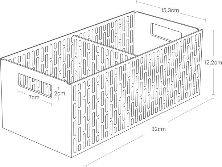 Actual product image Yamazaki TOWER vegetable basket (1 x, 15 x 32 x 12 cm)