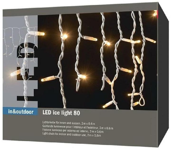 Produktbild LED Ice Light 80 warmweiss/grün (2 m)