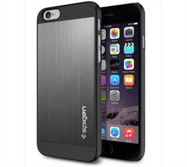 Immagine prodotto Spigen Custodia in alluminio per iPhone 6/6S (4.7") Space Gray (Apple iPhone 6)
