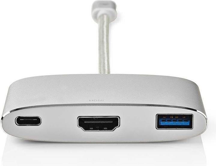 Produktbild Nedis USB-Adapter - USB 3.2 Gen 1 - USB Type-C™ Stecker - HDMI/A-Buchse/C-Buchse - 0.20 m - rund - V (USB-C, 1 Ports)