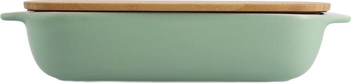 Produktbild KitchenAid Ovenschaal met bamboe deksel - large - pistache groen