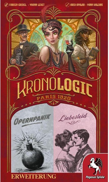 Actual product image Pegasus Kronologic - Paris 1920: Love's sorrow & opera panic (expansion) (German)
