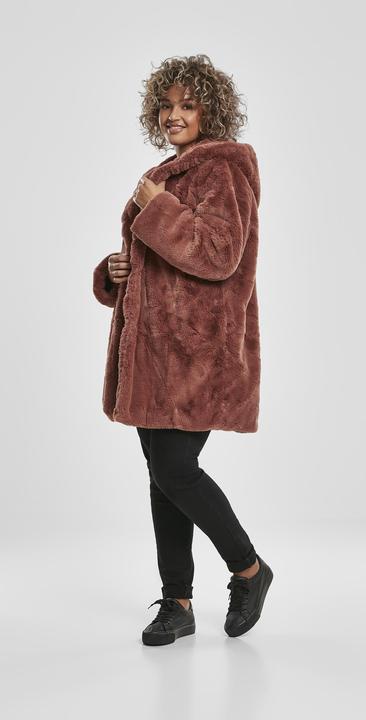 Actual product image Urban Classics Ladies Hooded Teddy Coat (XXL)