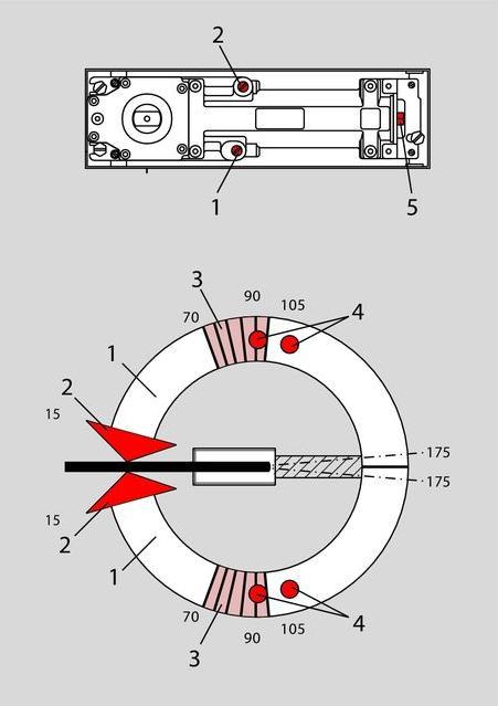 Image du produit Dormakaba Ferme-porte au sol DORMA BTS 75 V, sans (Porte de chambre, Porte d'entrée, Porte-fenêtre, Intérieur)