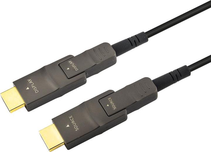 Image du produit E+P Câble hybride HDMI 2.0 10m (10 m, HDMI)