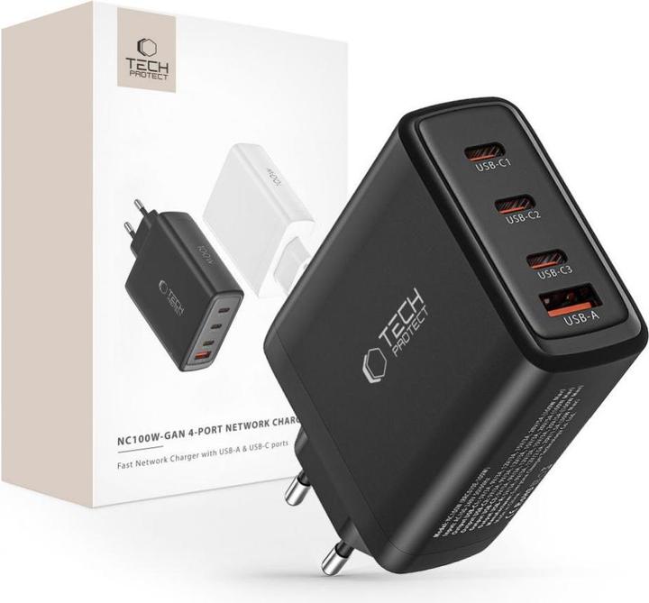 Image du produit Tech-Protect Chargeur GaN (100 W)