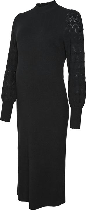 Immagine prodotto Vero Moda Maternity Vestibilità aderente Scollo alto con maniche a palloncino Abito midi Abito in maglia (M)