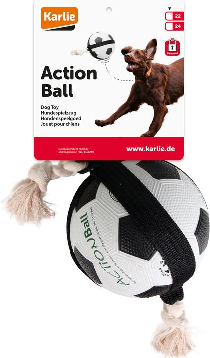 Karlie Action Ball - Fuss- und Basketbälle (Ballspielzeug Hund)