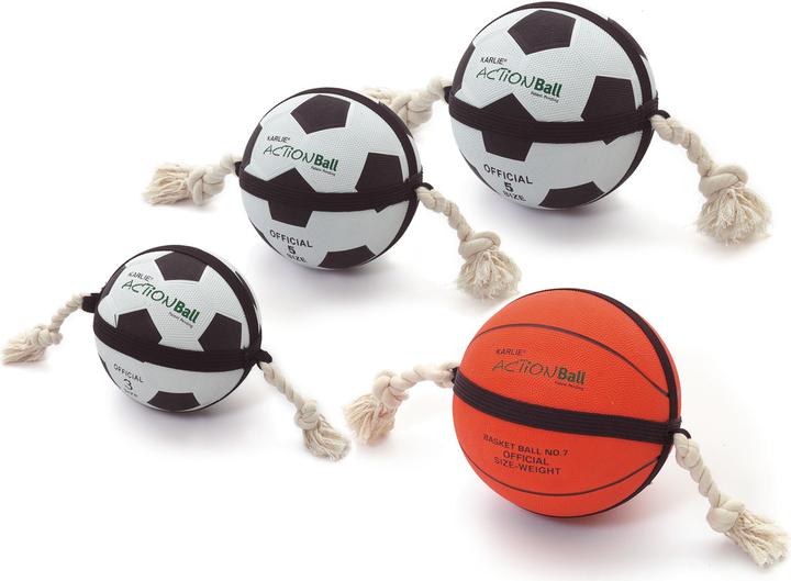 Produktbild Karlie Action Ball - Fuss- und Basketbälle (Ballspielzeug Hund)