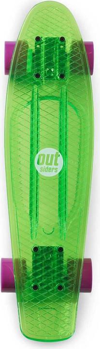Immagine prodotto Outsiders - Skateboard retrò trasparente verde (2.36")