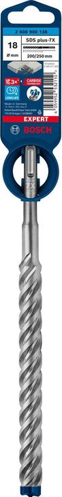 Actual product image Bosch Professional Zubehör EXPERT SDS plus-7X hammer drill, 18 x 200 x 250 mm (18 millimetres)