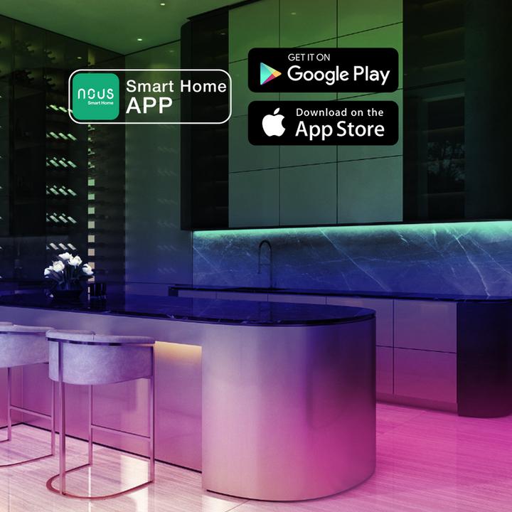 Actual product image Nous Smart RGB Bluetooth LED Strip F6 (500 cm)