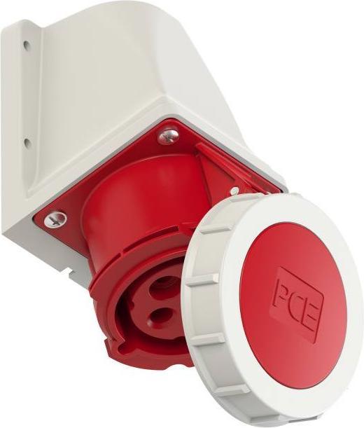 Actual product image PCE 1242-6 Wall socket 32A 4p 6h IP67