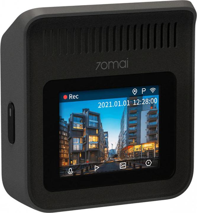 Actual product image 70mai A400 + Rear Camera RC09 Set EU (Rechargeable battery, Built-in display, Wi-Fi, Night vision, GPS receiver, Accelerometer, Built-in microphone, WQHD)