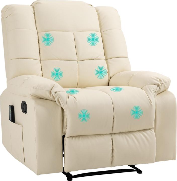 Produktbild Homcom Massagesessel mit Liegefunktion und Fernbedienung