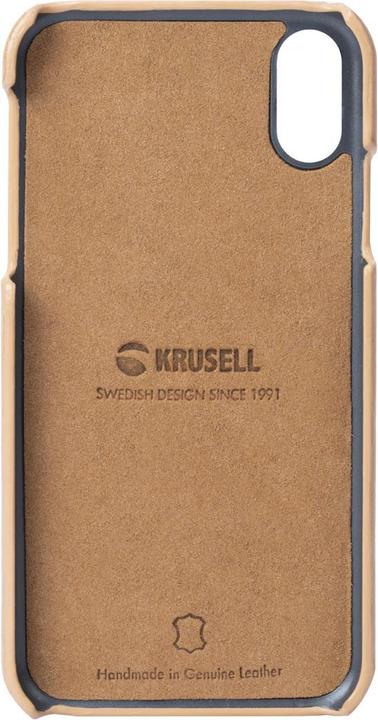 Actual product image Krusell Sunne Cover Apple iPhone XS vintage nude (Apple iPhone XS)