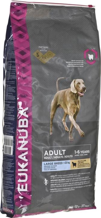 Produktbild Eukanuba Lamb & Rice (Adult, 1 Stk., 12000 g)