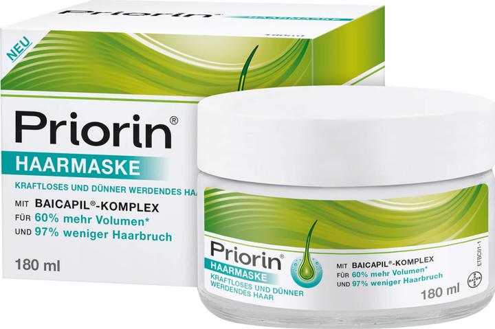 Immagine prodotto Priorin Maschera per capelli deboli e diradati, 180 ml Maschere (180 ml)