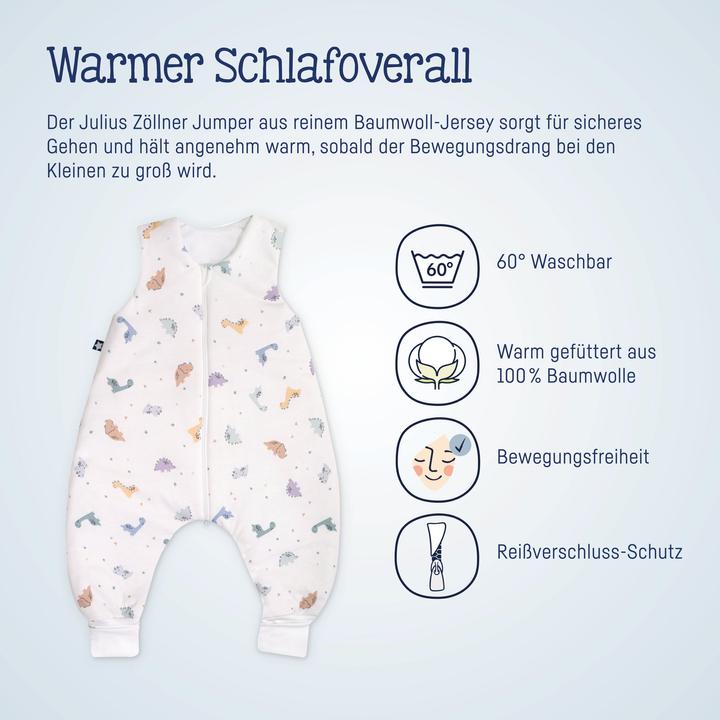Produktbild Julius Zöllner Jersey Jumper, Little Dinos (85 cm, 2.5 TOG)