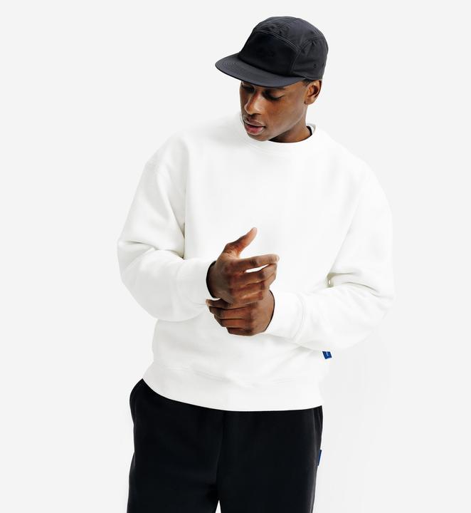 Actual product image Decathlon Sweatshirt Herren Oversized Rundhals - weiss (XL)