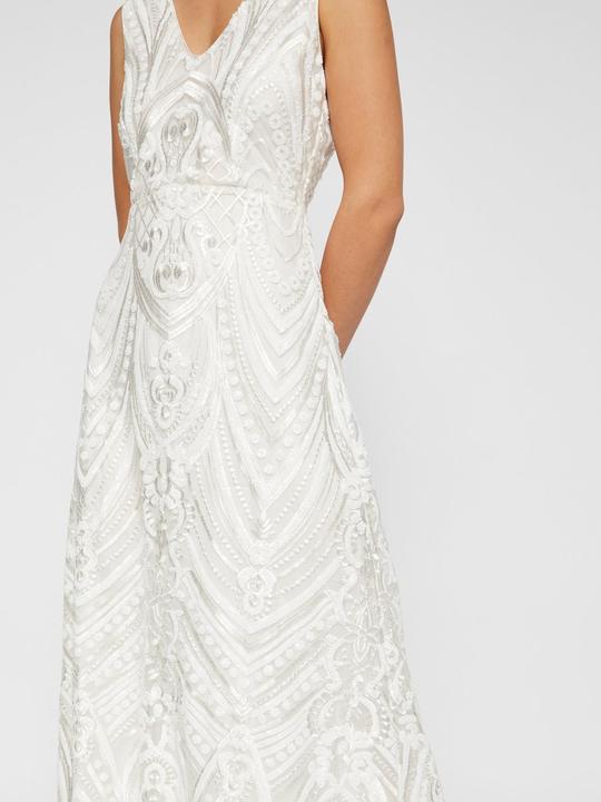 Image du produit Yas Robe de mariée à paillettes décorée à la main (M)