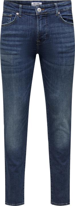 Actual product image Only & Sons ONSLOOM DARK BLUE Slim Fit Jeans (W30/L34)