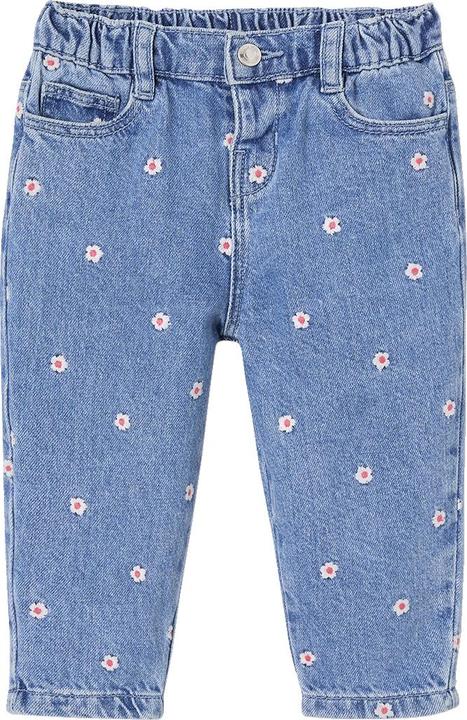 Actual product image Vertbaudet Baby Mom-Jeans mit Stickerei (68)