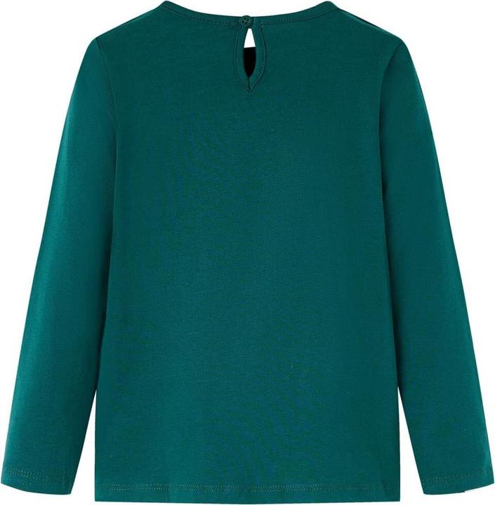 Immagine prodotto VidaXL Camicia da bambino a maniche lunghe verde scuro 92,Materiale: 95 % cotone (92)