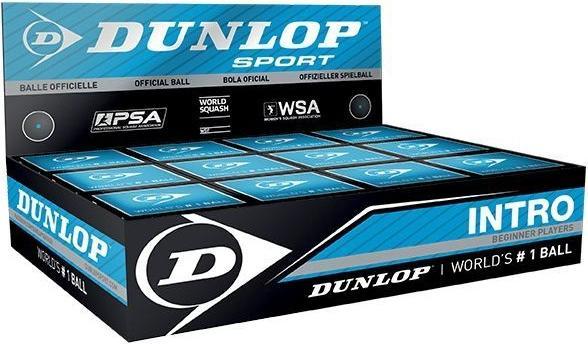 Image du produit Dunlop Balles de squash Intro, paquet de 12