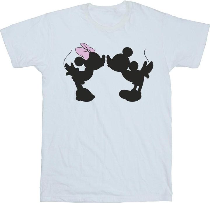 Disney Mickey Minnie Kiss Silhouette TShirt (4XL)